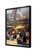 Sokak Berberleri Fausto Zonaro | Kanvas Tablo | Cam Tablo | Mdf Tablo | B21106 - Görsel 4