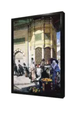 3. Ahmed Çeşmesinde Satıcılar | Kanvas Tablo | Cam Tablo | Mdf Tablo | B21127 - Görsel 4