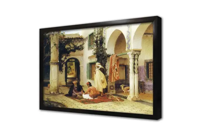 Osmanlı Dönemi Saray Bahçesi | Kanvas Tablo | Cam Tablo | Mdf Tablo | B21132 - Görsel 4