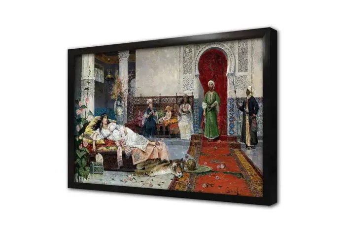 Oryantalist Sultan Ve Padişah | Kanvas Tablo | Cam Tablo | Mdf Tablo | B21334 - Görsel 4