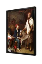 Oryantalist Deri Tüccarı | Kanvas Tablo | Cam Tablo | Mdf Tablo | B21344 - Görsel 4