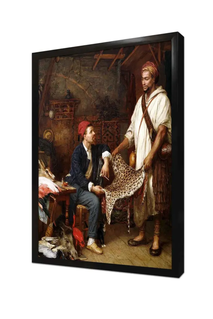 Oryantalist Deri Tüccarı | Kanvas Tablo | Cam Tablo | Mdf Tablo | B21344 - Görsel 4