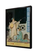 İki Müzisyen Kız | Kanvas Tablo | Cam Tablo | Mdf Tablo | B21347 - Görsel 4