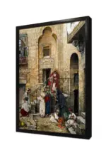 Oryantalist Osmanlı Kızları | Kanvas Tablo | Cam Tablo | Mdf Tablo | B21358 - Görsel 4