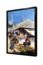 Pazar | Kanvas Tablo | Cam Tablo | Mdf Tablo | B21381 - Görsel 4