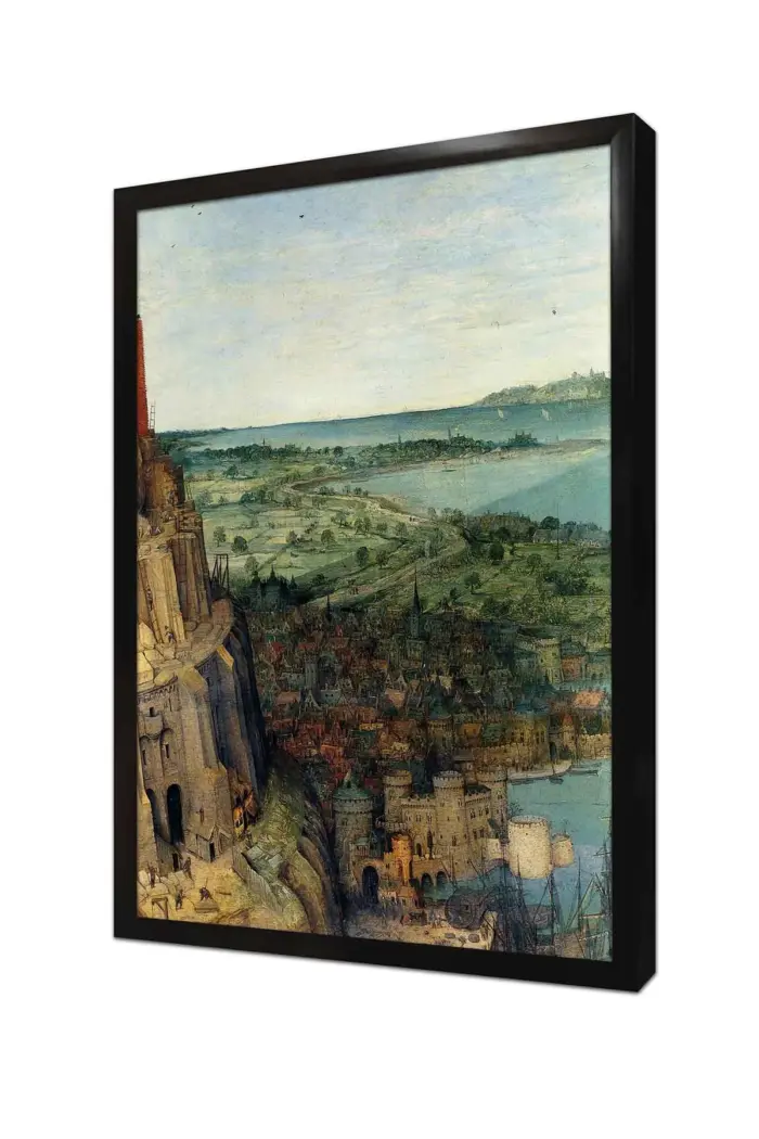 Babil Kulesi Pieter Brueghel | Kanvas Tablo | Cam Tablo | Mdf Tablo | B22034 - Görsel 4