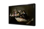 Dr. Nicolaes Tulpun Anatomi Dersi Rembrandt | Kanvas Tablo | Cam Tablo | Mdf Tablo | B22037 - Görsel 4