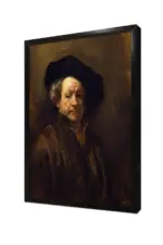 Portre Rembrandt Otoportre | Kanvas Tablo | Cam Tablo | Mdf Tablo | B22038 - Görsel 4