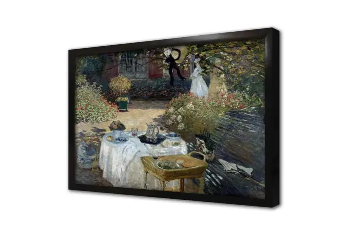 Çimlerde Öğle Yemeği Monet | Kanvas Tablo | Cam Tablo | Mdf Tablo | B22105 - Görsel 4