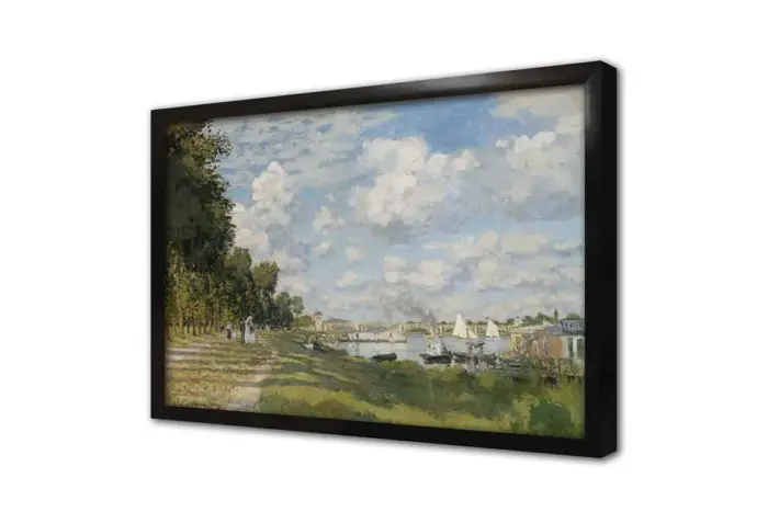 The Basin At Argenteuil | Kanvas Tablo | Cam Tablo | Mdf Tablo | B22110 - Görsel 4