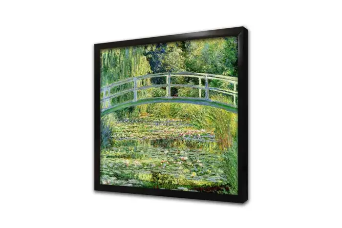 Water Lilies And Japanese Bridge | Kanvas Tablo | Cam Tablo | Mdf Tablo | B22122 - Görsel 4