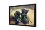 Eskimiş Botlar Van Gogh | Kanvas Tablo | Cam Tablo | Mdf Tablo | B22148 - Görsel 4