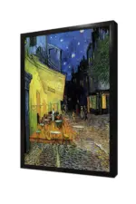Gece Cafe Terrace Van Gogh | Kanvas Tablo | Cam Tablo | Mdf Tablo | B22156 - Görsel 4