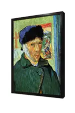 Kulağı Kesik Van Gogh Otoportre | Kanvas Tablo | Cam Tablo | Mdf Tablo | B22160 - Görsel 4