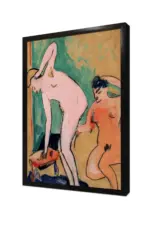 Two Female Nudes | Kanvas Tablo | Cam Tablo | Mdf Tablo | B22181 - Görsel 4