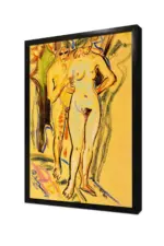 Two Nudes İn An Exotic Landscape | Kanvas Tablo | Cam Tablo | Mdf Tablo | B22182 - Görsel 4