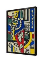 Study For Cinematic Mural | Kanvas Tablo | Cam Tablo | Mdf Tablo | B22276 - Görsel 4