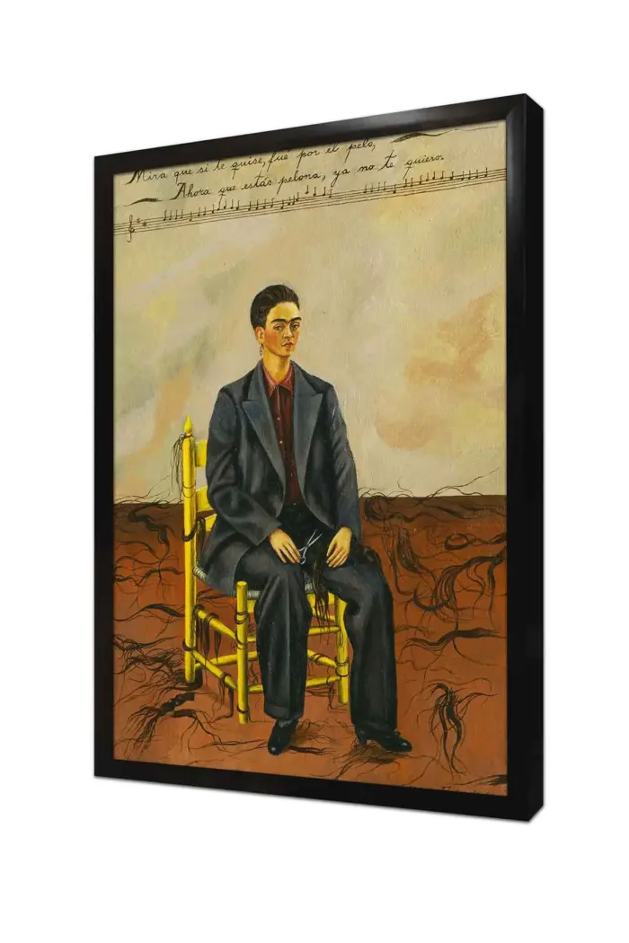 Self Portrait With Cropped Hair | Kanvas Tablo | Cam Tablo | Mdf Tablo | B22298 - Görsel 4