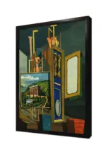 Büyük Metafizik İç Mekan | Kanvas Tablo | Cam Tablo | Mdf Tablo | B22301 - Görsel 4