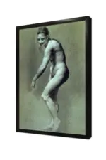 Female Nude Leaning | Kanvas Tablo | Cam Tablo | Mdf Tablo | B22383 - Görsel 4