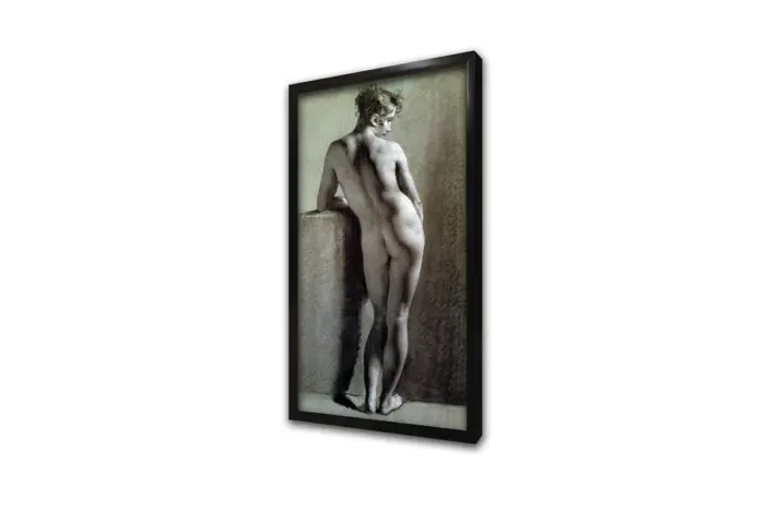 Female Nude From Behind | Kanvas Tablo | Cam Tablo | Mdf Tablo | B22388 - Görsel 3