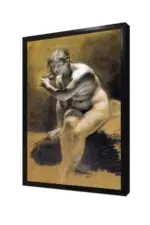 Bathing Venus | Kanvas Tablo | Cam Tablo | Mdf Tablo | B22389 - Görsel 4