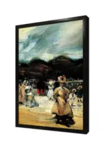 İn The Luxembourg By Glackens | Kanvas Tablo | Cam Tablo | Mdf Tablo | B22395 - Görsel 4
