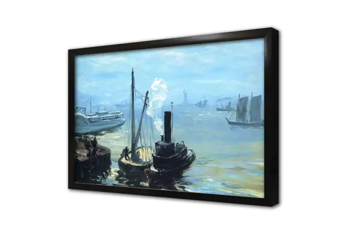 Tugboat And Lighter | Kanvas Tablo | Cam Tablo | Mdf Tablo | B22415 - Görsel 4