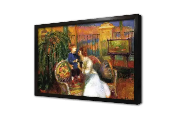 The Conservatory William James Glackens | Kanvas Tablo | Cam Tablo | Mdf Tablo | B22435 - Görsel 4