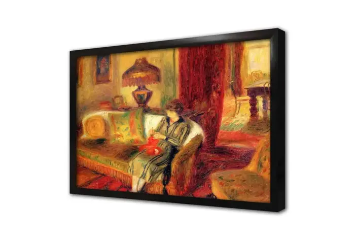 The Artists Wife Knitting | Kanvas Tablo | Cam Tablo | Mdf Tablo | B22436 - Görsel 4