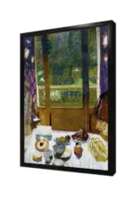 Dining Room Overlooking The Garden | Kanvas Tablo | Cam Tablo | Mdf Tablo | B22468 - Görsel 4