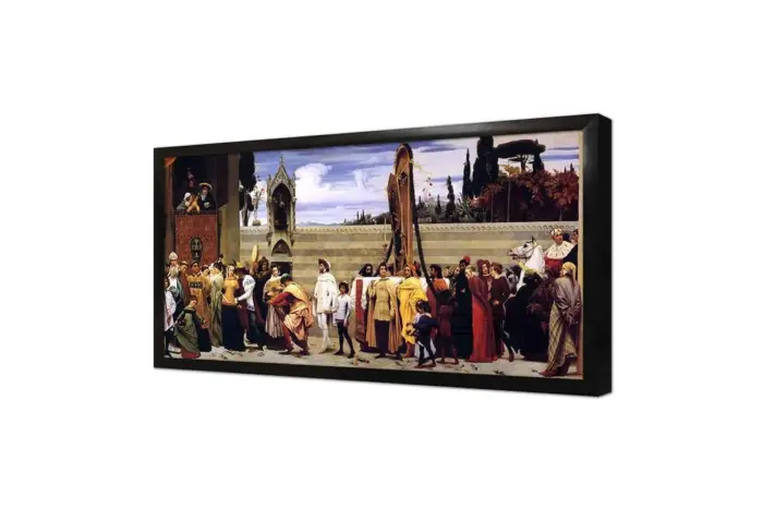 Cimabues Celebrated Madonna | Kanvas Tablo | Cam Tablo | Mdf Tablo | B22505 - Görsel 4