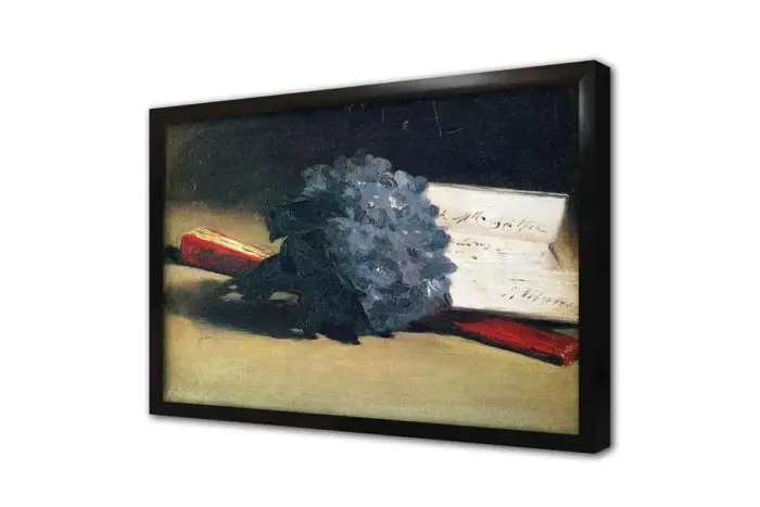 Manets Still Life Addressed To Morisot | Kanvas Tablo | Cam Tablo | Mdf Tablo | B22509 - Görsel 4