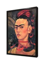 Frida Kahlo Portre | Kanvas Tablo | Cam Tablo | Mdf Tablo | B22520 - Görsel 4