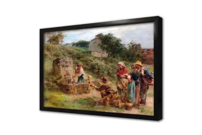 Leon Augustin Lhermitte | Kanvas Tablo | Cam Tablo | Mdf Tablo | B22524 - Görsel 4