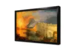 The Burning Of The Houses Of Parliament | Kanvas Tablo | Cam Tablo | Mdf Tablo | B22541 - Görsel 4