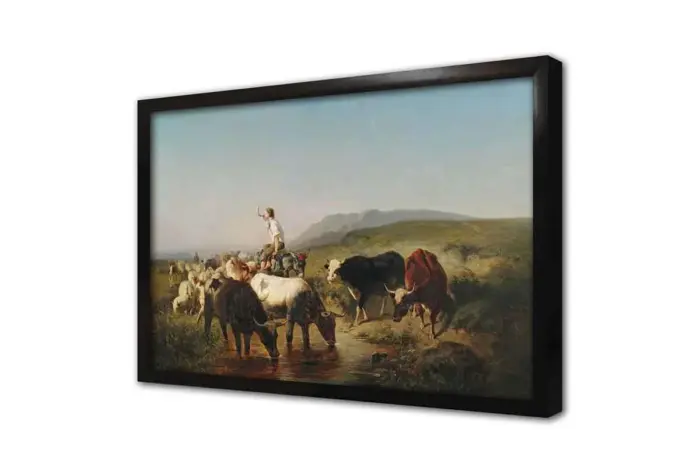 Eşek Üstündeki Adam | Kanvas Tablo | Cam Tablo | Mdf Tablo | B22593 - Görsel 4