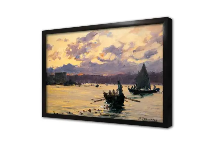 Denizde Kayık | Kanvas Tablo | Cam Tablo | Mdf Tablo | B23016 - Görsel 4