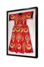 Kırmızı Sarı Kaftan | Kanvas Tablo | Cam Tablo | Mdf Tablo | B30001 - Görsel 4