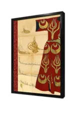 Osmanlı Kaftan | Kanvas Tablo | Cam Tablo | Mdf Tablo | B30025 - Görsel 4
