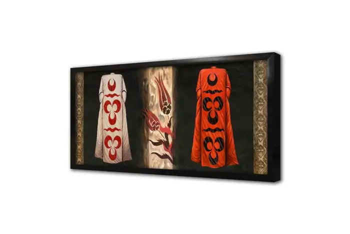 Osmanlı Kaftan | Kanvas Tablo | Cam Tablo | Mdf Tablo | B30031 - Görsel 4