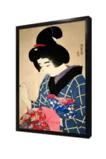 Japon Kadın | Kanvas Tablo | Cam Tablo | Mdf Tablo | B31005 - Görsel 4