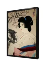 Japon Kadın | Kanvas Tablo | Cam Tablo | Mdf Tablo | B31008 - Görsel 4