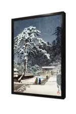 Japonyada Kış | Kanvas Tablo | Cam Tablo | Mdf Tablo | B31012 - Görsel 4