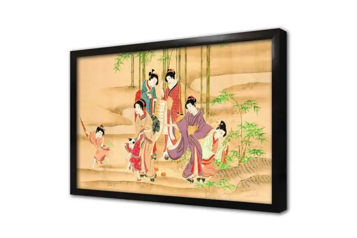 Japon Kadınlar | Kanvas Tablo | Cam Tablo | Mdf Tablo | B31016 - Görsel 4