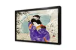 Japon Kadın | Kanvas Tablo | Cam Tablo | Mdf Tablo | B31023 - Görsel 4