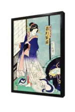 Japon Kadın | Kanvas Tablo | Cam Tablo | Mdf Tablo | B31026 - Görsel 4