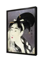 Japon Kadın | Kanvas Tablo | Cam Tablo | Mdf Tablo | B31029 - Görsel 4