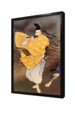 Ay Işığında Flüt Çalan Japon | Kanvas Tablo | Cam Tablo | Mdf Tablo | B31030 - Görsel 4