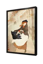 Japon Kadın | Kanvas Tablo | Cam Tablo | Mdf Tablo | B31031 - Görsel 4